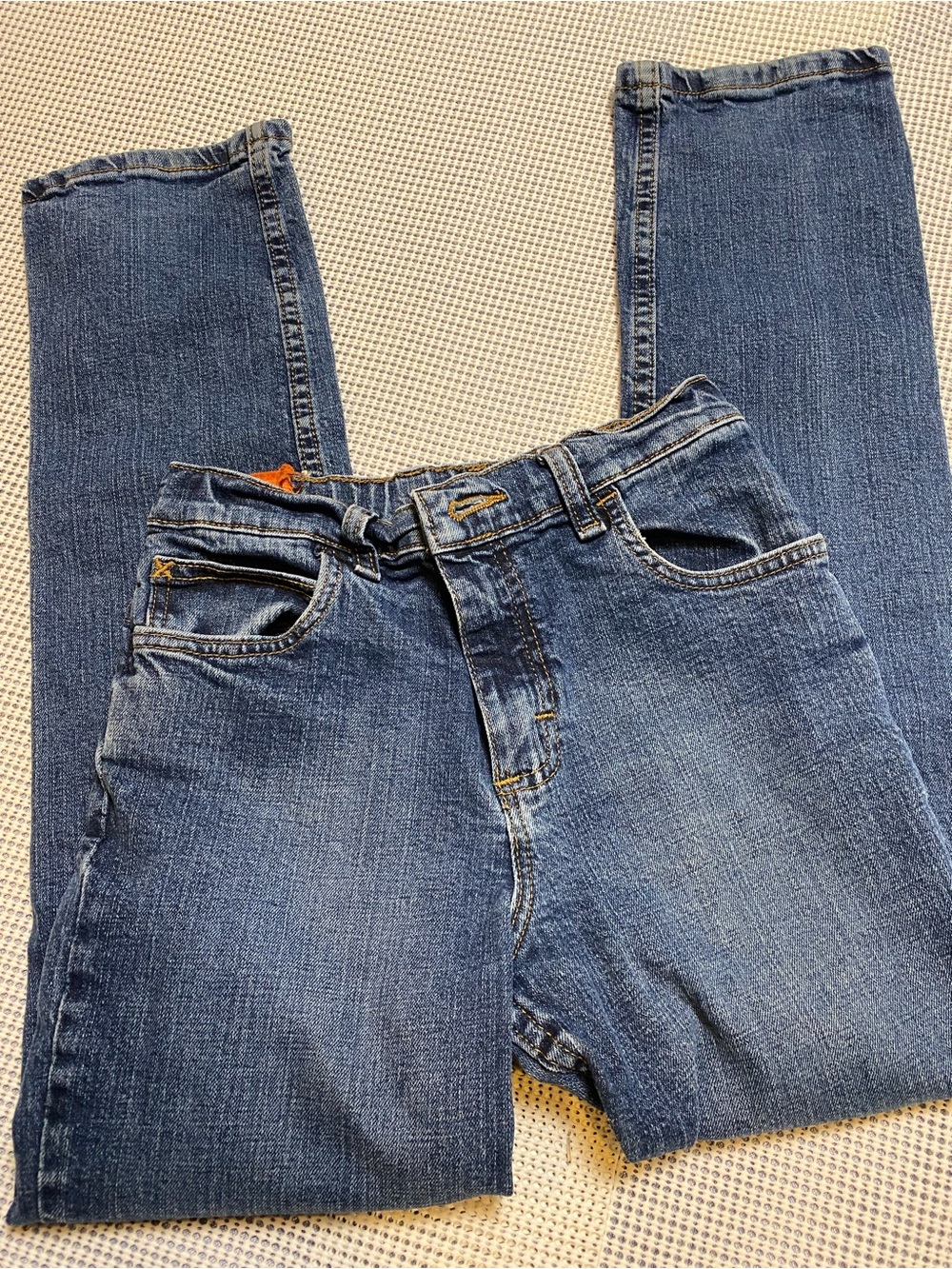 Wrangler Kids Blue Classic Straight Leg Jeans Sz-12